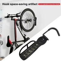 1Pcs Bike Stand Wall Mount Bicycle Holder Mountain Bike Rack Stands Storage Hanger Hook Mounted Rack Stand Steel Black A gray