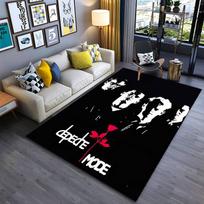 Depeche Mode rožių dizaino kilimas, tinkamas kaip neslystantis kilimėlis svetainės ar miegamojo sofai 40x60cm( 15x23in ) gray