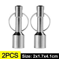 20/1PCS Strong Magnetic Keychain Neodymium Magnet Clasps Anti-loss Car Keys Necklace Hanging Holder Office Storage Metal Magnets