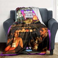 Grand Theft Auto Blanket Durable Comfort Perfect for Bed Livingroom Chair All-Season Use Playful Design Suitable for Gifting Relatives and Friends 80cmx120cm