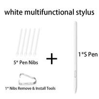 For Samsung Galaxy S11 / S11 Ultra EJ-PX730 SM-X730 SM-X930 Stylus Touch S Pen With Extra Pen Tips (Without Bluetooth) 6 balta