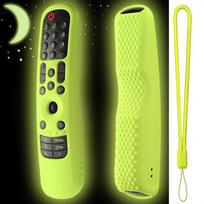 Remote Hot Control Tv Smart Protective Cover Shock Resistant Silicone Case Compatible For 2021 Lg Mr21ga Matches the image,Fluorescent green suit