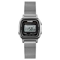 SKMEI 1901 Luxury Small Dial Digital Women Watch Ladies Calendar Waterproof Lady Sports Wristwatches Girl Clock 1252 Reloj Mujer black