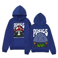 Vintažinis Hoodie Pixies Mind grybų megztinis Unisex universalus drabužis Y2K High Street megztiniai su gobtuvu Kur mano protas 2XL blue
