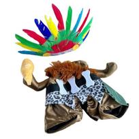 American Costume Soft  Halloween  Outfit For Small Pet Hoodie with Hat  Novelty Clothing L red