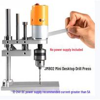 Compact Miniature Electric Bench Drill for Wood and Hole Punching
