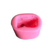 Maitreya Statue Candle Mold Multifunction Crystal Epoxy Resin Silicone Mold pink