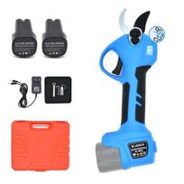 28mm Cordless Electric Pruning Shears Efficient Garden Bonsai Trimming Tool Portable Branch Cutting Scissors black