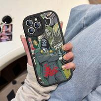 M-MF Rapper D-DOOM Phone Case For IPhone 16 15 14 13 12 11 Pro Max Plus Leather Soft Cover iphone XS MAX gray