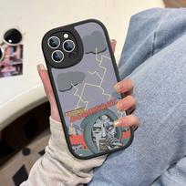 M-MF Rapper D-DOOM Phone Case For IPhone 16 15 14 13 12 11 Pro Max Plus Leather Soft Cover iPhone 16pro max gray
