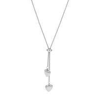Love Heart Pendant Choker Necklace For Women Fade Resistant Simple Minimalist Stylish Jewelry white