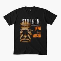 STALKER 2 Shadow of Chernobyl 0401 Danger exclusion zone Stalker t shirt Video game Stalker Graphic Clothes All size Tops 4XL brown