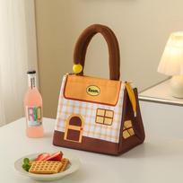 Insulated Cute Bento Bag - Small Handbag for Lunch or Souvenir ruda