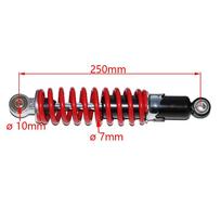 ATV Front and Rear Shock Absorber Spring 260-350mm Suitable for 50cc 70cc90cc110cc 125cc Quad Bike Kart Off-Road Vehicle Pitbike 250mm-7mmA