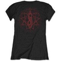 Slipknot T Shirt Evil Witch Band Logo new Official Womens Skinny Fit Black Size XXL black