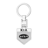 Prabangus Metalinis/Odinis Automobilio Logotipo Raktų Pakabukas Raktų Žiedai Raktų Laikiklis Automobilio Aksesuarai For For Kia KN GT-Line Sportage Ceed Rio Picanto hbwjx00 white