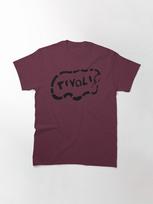 Pearl Jam Tivoli Gyvatė Klasikinis Marškinėlis XL tamsiai raudona spalva