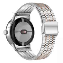 Minimalistinė apyrankė Google Pixel Watch 5 4 3 2 41mm Nerūdijančio plieno apyrankė Pixel Watch 2 3 4 5 45mm Apyrankės Pakeitimo Dirželio Aksesuarai Pixel Watch 5 41mm sidabras/rožinio aukso spalvos