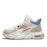 Warrior Fashion Casual Daily Commuting Trendy Versatile Shock Absorption High Top Dad Shoes Men sneaker Light-Blue WXY-J639N05 44
