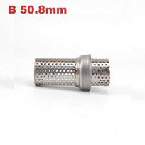 Universal Motorcycle Exhaust DB Killer 51mm 60mm Slip On Catalyst Noise Eliminator for Off-Road Motorbike Use long 51mm gray