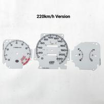 Gauge Faces MUGEN Style for Civic EK3 EK9 EK4 Instrument Cluster 220kmh