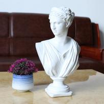 Head Statue Bust Resin Greek Mythology Nordic Art Decor Sculpture balta
