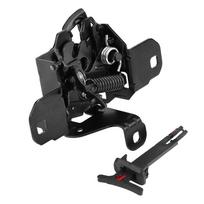 Bonnet Hood Catch Latch Lock with Pull Handle for  Bora Golf IV 1J0 823 509E black