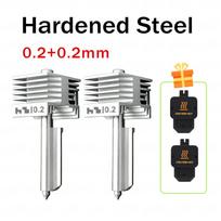 X2D P2S All-in-one Hotend Kit For Bambu Lab H2C H2S H2D Hardened Steel Nozzle 0.2 0.4 0.6 0.8 Same As Original High Quality For X2D P2S