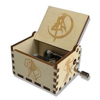 Hand-cranked music box Sailor Moon ornament gift for girls wooden music box mini 3 balta
