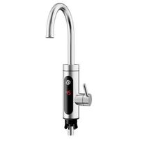 Electric Water Heater Faucet: Instant Hot/Cold, Stainless Steel, Bottom Water Inlet Design for Kitchen Stainless Steel with Leakage Protection Plug