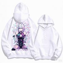 Cyberpunk Edgerunners Graphic Hoodies Autumn Winter Men Manga Vintage Oversized Unisex Streetwear Trendy Sports Graphic Y2k Short Sleeves Classic XXXL white