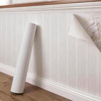 3D Waterproof French Self-Adhesive Wall Stickers - Moisture-Proof Base Fabric Wallpaper. 6m (Roll + Paper Tube + Sealed) gray