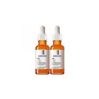 La-Roche Posay SERUMAS SU GRYNU VITAMINU C, Raukšlių mažinimo koncentratas, Atnaujinantis spindesį, Antioksidacinis 30ml 2pcs