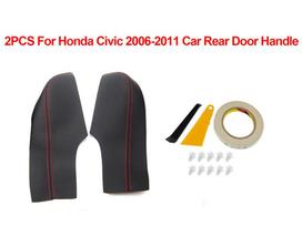 For Honda Civic 8th Gen 2006 2007 2008 2009 2010 2011 2pcs Car Rear Door Armrest gray
