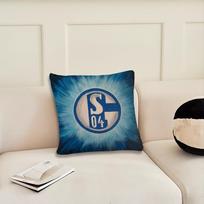 Futbolo klubas S-Schalke 04 Istorija pagalvės užvalkalas Svetainės Galvūgalio Biuro pagalvėlė Miegamojo pagalvėlė Sofos Miego laiko pagalvės užvalkalas 24x24Inch