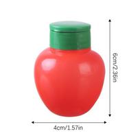 Pepper Shaker Salt Shaker Dispenser Storage Containers Refillable Seasoning Containers Kitchen Gadgets Portable for Home Travel raudona