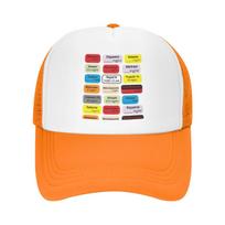 Personalized Anesthesia Medication Labels Trucker Hat Women Men Adjustable Unisex Medical Nurse Baseball Cap Summer Dad Hat One Size white