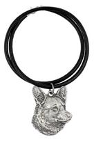 Cardigan Welsh Corgi - Necklace with dog, silver-plated pendant for dog fan, unique jewelry by Art-Dog brand sidabras