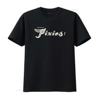Oh My God The Pixies Band Logo Print T Shirt Black Fashionable Rock Music Fan vintage Washed Comfortable Soft fashion Casual 2XL black