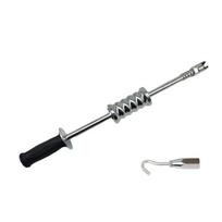 Puller Slide Hammer Dent Repair Kit Dent Remover Hammer with Hook Puller Tabs Universal Automotive Repair Tool Kit gray