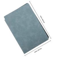 Portable A5 Erasable Whiteboard Notebook with Pen Holder Flat Bottom Board for Office Planning Note-Taking Brainstorming Dry gray