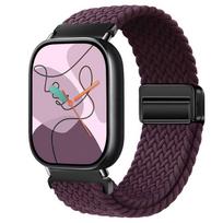 Skirta Redmi Watch 6/5/4 XiaoMi Mi Band 8 Pro Greito atsegimo magnetinis pintas nailoninis dirželis Reguliuojama kvėpuojanti sportinė apyrankė For Mi Band 8pro gray
