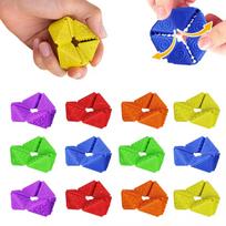 Food Grade Silicone Flip Cube Fidget Toy for Autism ADHD Silent Pocket Sensory Stress Relief Desk Gift Classroom Office Travel yellow