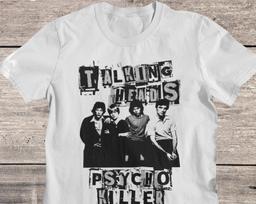 Talking Heads 'Psycho Killer' Band T-Shirt 110 gray