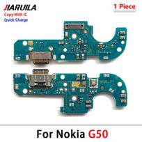USB Charging Board Port Dock Charger Plug Connector Flex Cable For Nokia C1 C2 C12 C10 C20 C30 C21 Plus G10 G20 G50 G21 G11 ForNokia G50 gray