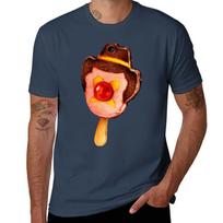Bubble O Bill Pattern Tshirt Sports Basic Short Sleeve Tshirt 2XL brown