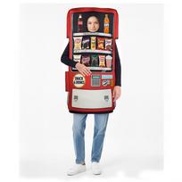 Helovino pardavimo automato kostiumas Juokingas užkandžių dalytuvas Cosplay apranga vaikams ir suaugusiems Kempininis vakarėlio pasirodymo rekvizitas One size fits all black