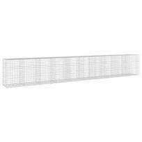 vidaXL Gabionas su 3,5 mm viela ir 10x10 cm tinkleliu 1000x100x150 cm