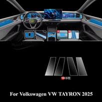 For Volkswagen VW TAYRON 2025 PPF Protection film Accessories Interior transparent TPU GPS Navigation Gear Panel Center Console Right hand drive ruda