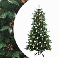 vidaXL Dirbtinė kalėdinė eglutė su rutuliuku 150 cm 150 LED
